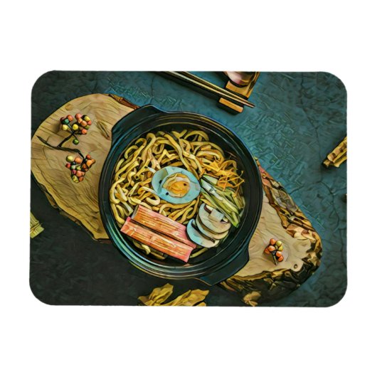 Ramen Geburtstagsgeschenk Magnet (Horizontal)