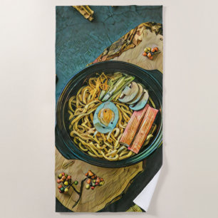 Ramen Geburtstagsgeschenk Strandtuch