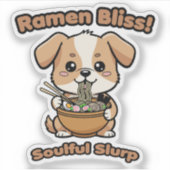 Ramen Glück Aufkleber (Vorderseite)