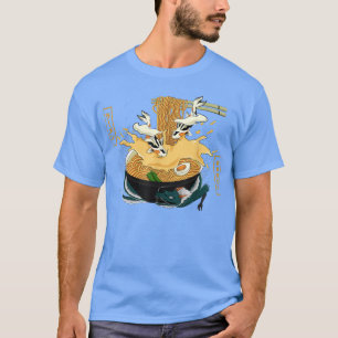Ramen Hiragana Bowl of Noodles Koi Fisch Asiatisch T-Shirt