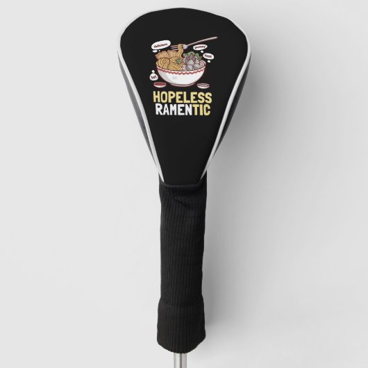 Ramen hoffnungslos Romantischer Valentinstag Golf Headcover (Vorderseite)
