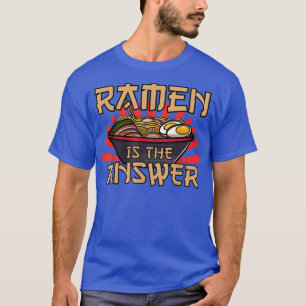 Ramen ist die Antwort Retro Style Japanisch Vintag T-Shirt
