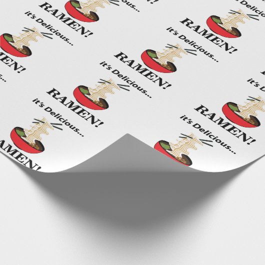 Ramen It's Delicious Ramen Geschenkpapier (Ecke)