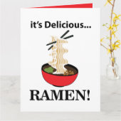 Ramen It's Delicious Ramen Karte (Gelbe Blume)