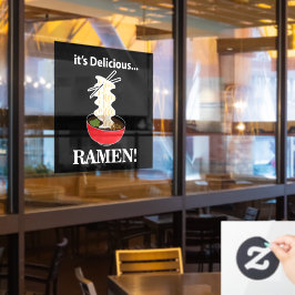 Ramen It's Delicious Ramen Restaurant Fensteraufkleber