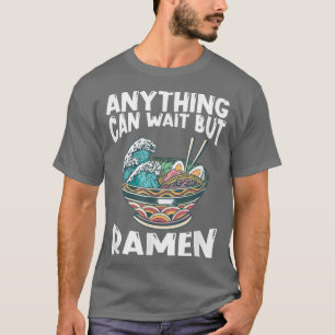 Ramen Japan Kawaii Noodle Bowl Kanagawa Wave T-Shirt