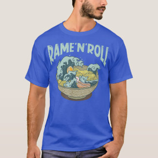 Ramen Japan Kawaii Noodle Bowl Pun Kanagawa Wave96 T-Shirt