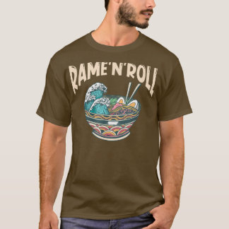 Ramen Japan Kawaii Noodle Bowl Pun Kanagawa Wave 9 T-Shirt