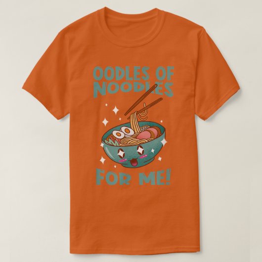 Ramen Japan Kawaii Noodle Bowl  T-Shirt (Design vorne)