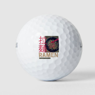 Ramen Japanese Noodle Anime Vintag Golfball