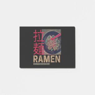 Ramen Japanese Noodle Anime Vintag Post-it Klebezettel