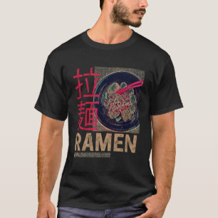 Ramen Japanische Nudel Anime Vintage T-Shirt