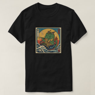 Ramen Japanischer Lustiger Kawaii Baby-Drache Anim T-Shirt