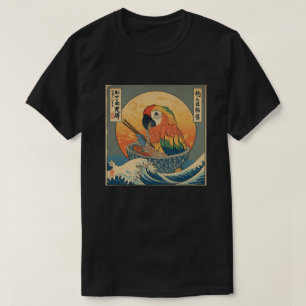 Ramen Japanischer Lustiger Kawaii Baby Papagei Ani T-Shirt