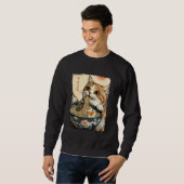 Ramen-Katze Sweatshirt (Vorne ganz)