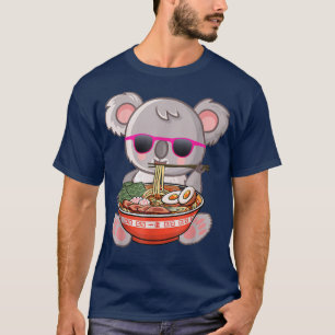 Ramen Koala Anime Otaku Japanisch Noodles Gift Gir T-Shirt