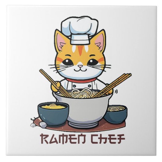 Ramen Koch Fliese (Vorderseite)