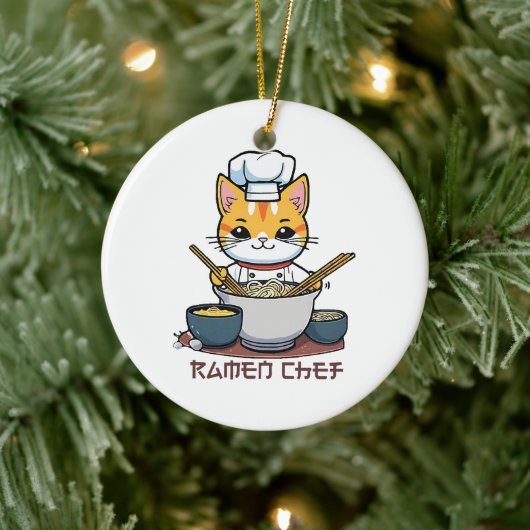 Ramen Koch Keramik Ornament (Baum)