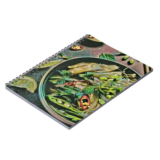 Ramen-Kunstwerk Notizblock (Linke Seite)