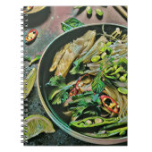 Ramen-Kunstwerk Notizblock (Vorderseite)