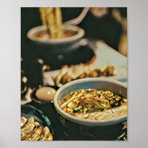 Ramen-Kunstwerk Poster