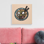 Ramen liebt niedliches Japanisch Leinwanddruck (Insitu (Wohnzimmer))