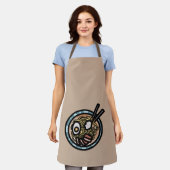 Ramen liebt niedliches Japanisch Schürze (Getragen)