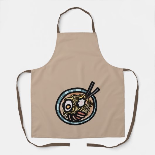 Ramen liebt niedliches Japanisch Schürze (Vorderseite)