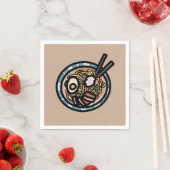 Ramen liebt niedliches Japanisch Serviette (Beispiel)