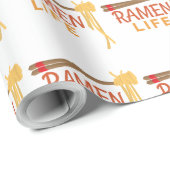 Ramen Life Japanisch Food Funny Student Geschenk I Geschenkpapier (Rolleneckpunkt)