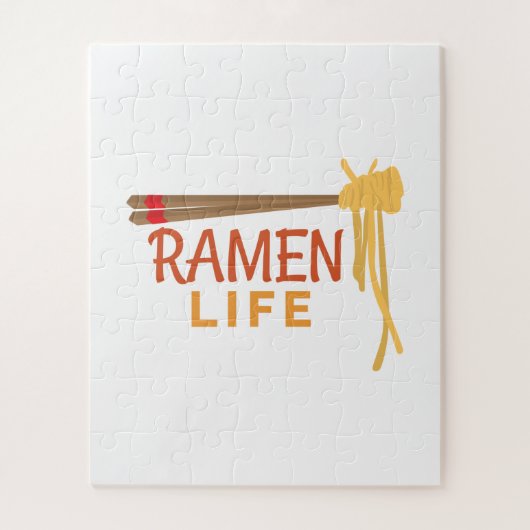 Ramen Life Japanisch Food Funny Student Geschenk I Puzzle (Vertikal)
