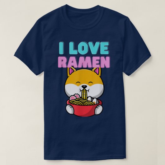Ramen love Floki doge love ramen everybody loves r T-Shirt (Design vorne)