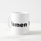 Ramen Lover - Black Writing Coffee Tasse (Vorderseite Links)