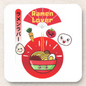 RAMEN LOVER KAWAII STIL GETRÄNKEUNTERSETZER (Vorderseite)