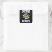 Ramen Lover Team | perfektes Geschenk Quadratischer Aufkleber (Tasche)