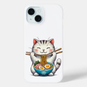 Ramen loving cat Case-Mate iPhone hülle (Rückseite)