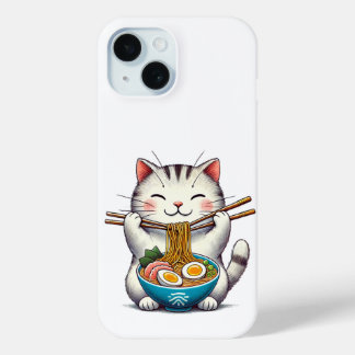 Ramen loving cat Case-Mate iPhone hülle