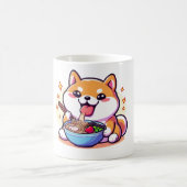 Ramen-Loving Cat Mug – Kawaii Food & Feline Art Kaffeetasse (Mittel)