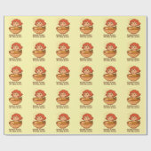 Ramen Makes Me Feel Alive Funny Noodle Lover Geschenkpapier (Flach)