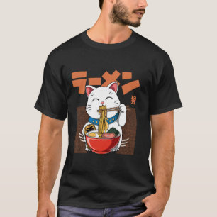 Ramen Maneki Neko - Otaku Ramen Katze T-Shirt
