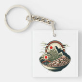 Ramen Mountains Schlüsselanhänger (Vorderseite)