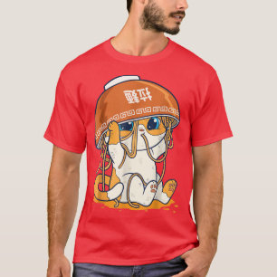 Ramen Neko Cat Eating Noodles Japanisch Food Anime T-Shirt