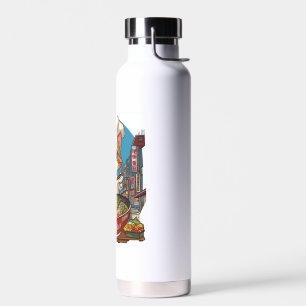Ramen Neko � Lustiger Katzenkoch Anime Essen Trinkflasche