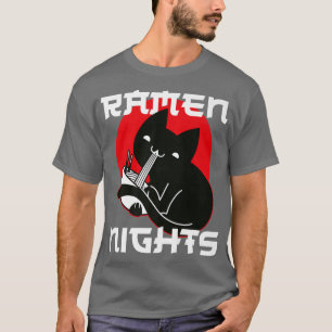 Ramen Noodle Bowl Liebe Japanisch Kawaii Cat Ramen T-Shirt