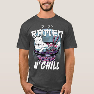 Ramen Noodle Bowl Liebe Japanisch Kawaii Dog Ramen T-Shirt