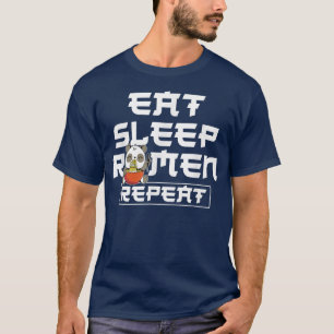 Ramen Noodle Bowl Liebe Japanisch Kawaii Panda Eat T-Shirt