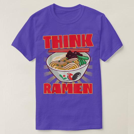 Ramen Noodle Bowl Liebe Japanisch Kawaii Think Ram T-Shirt (Design vorne)