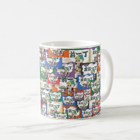 Ramen noodle jigsaw kaffeetasse (VorderseiteRechts)