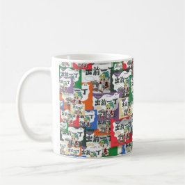 Ramen noodle jigsaw kaffeetasse