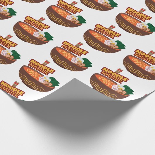 Ramen Noodle Master Funny Japanisches Geschenk Geschenkpapier (Ecke)